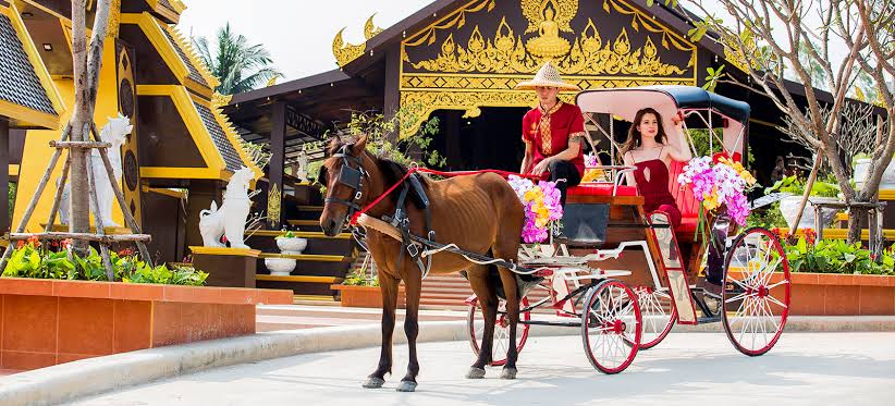 Тайский традиционный парк Suan Thai в Паттайе